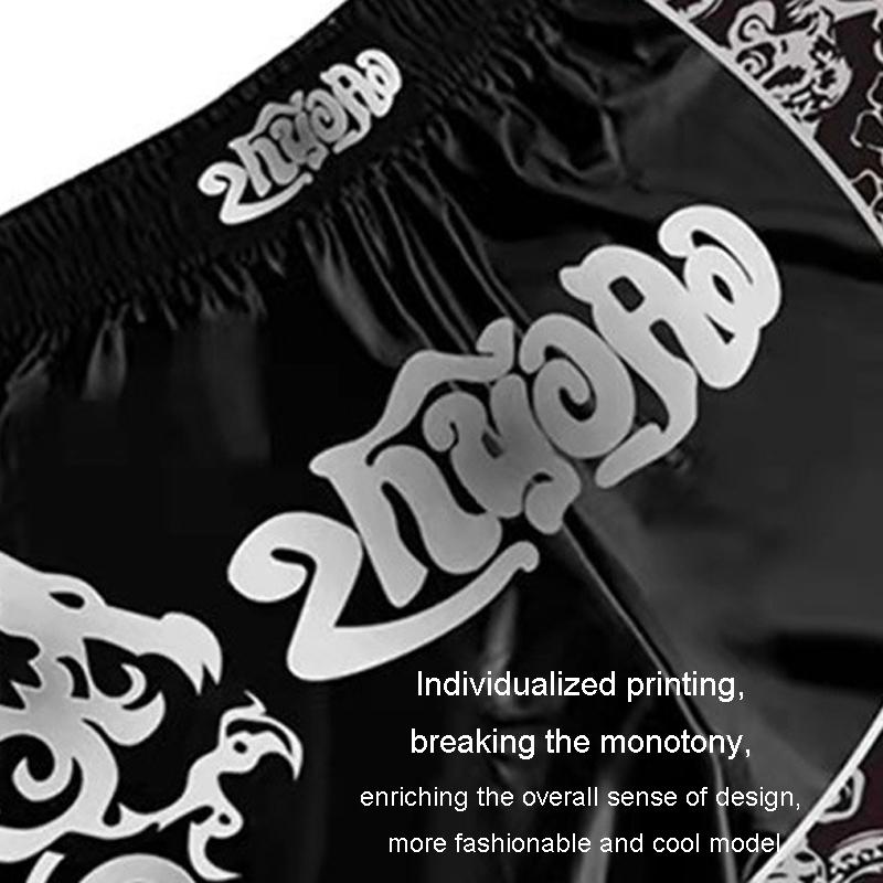 Kids Boxing Set - Sparring Shorts And Tights - Bright Green - Hit Red - L