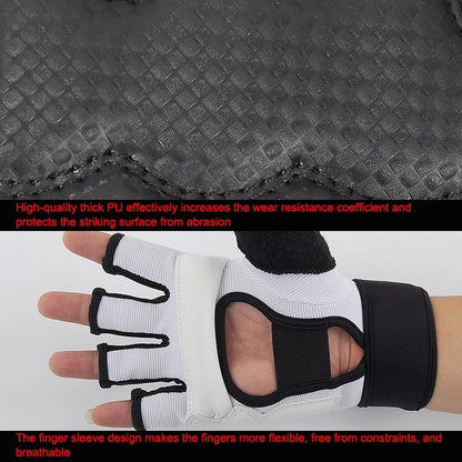 Adults Half Finger Sandbag Training Boxing Gloves - Xl
