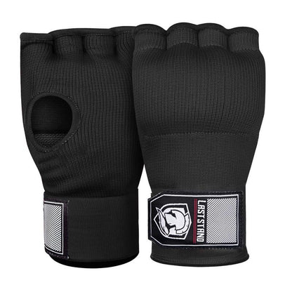 Protective Half Finger Boxing Gloves With Gel Padding And Wrist Support - One Size - Red